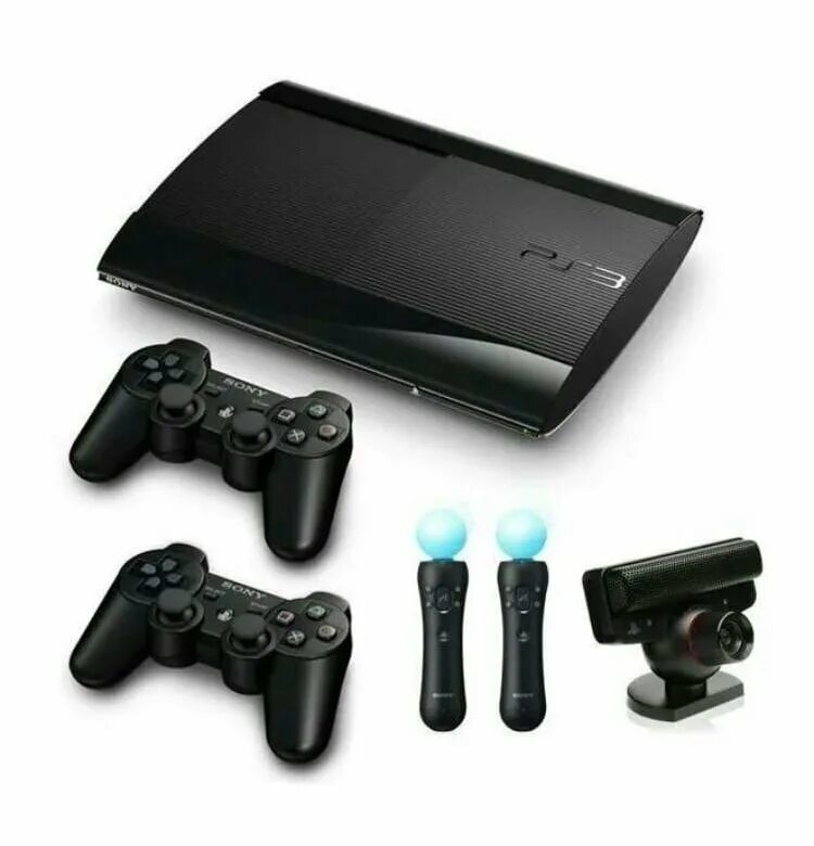 Ps3 super Slim. PLAYSTATION 3 Slim 2 джойстика. Sony ps3. Сони пс3 комплектация. Бу пс 3