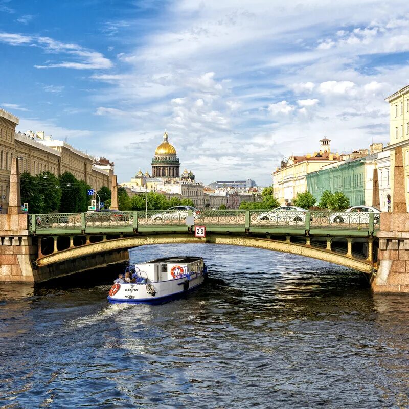 Поцелуев мост в Санкт-Петербурге. Поцелуев мост Питер.