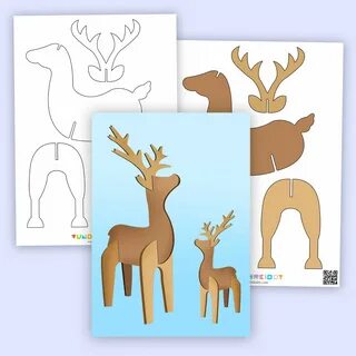 Pattern To Make Wooden Reindeer at Heather Kushner blog