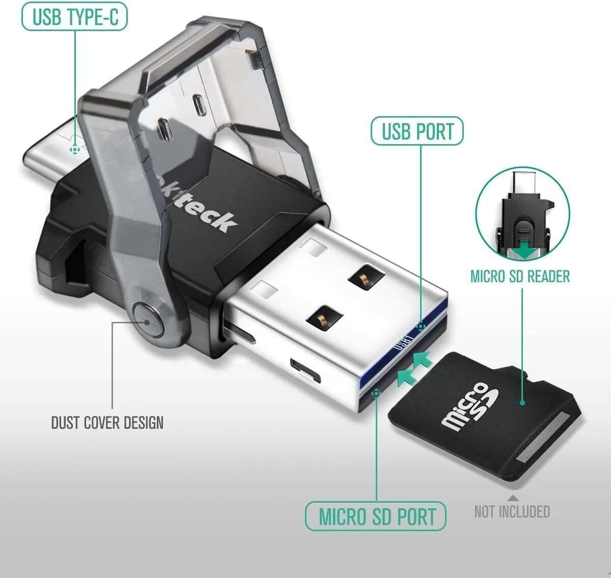 USB Type-c MICROSD Card Reader. Карта памяти OTG USB. MICROSD OTG Type-c. Порт в телефон микро СД.