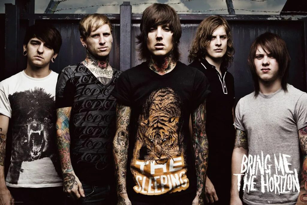 Рок группа bmth. Bmth 2009. Брин ми зе Хоризон. Солист группы бринг ми зе Хоризон. Bring the horizon слушать