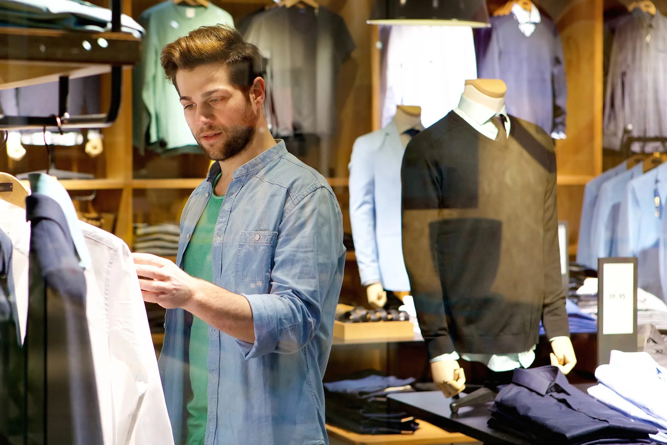 Men shop one