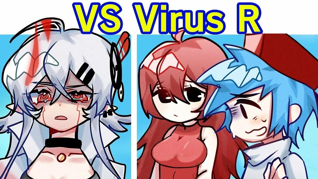 FNF vs virus. Virus r арт. FNF vs virus r Wiki.