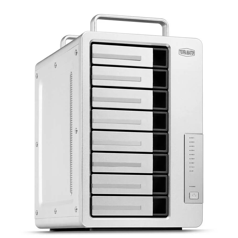 Terramaster f8. Корпус для nas на 8 дисков. корпус для сетевого хранилища. лучший корпус для nas. terramaster.