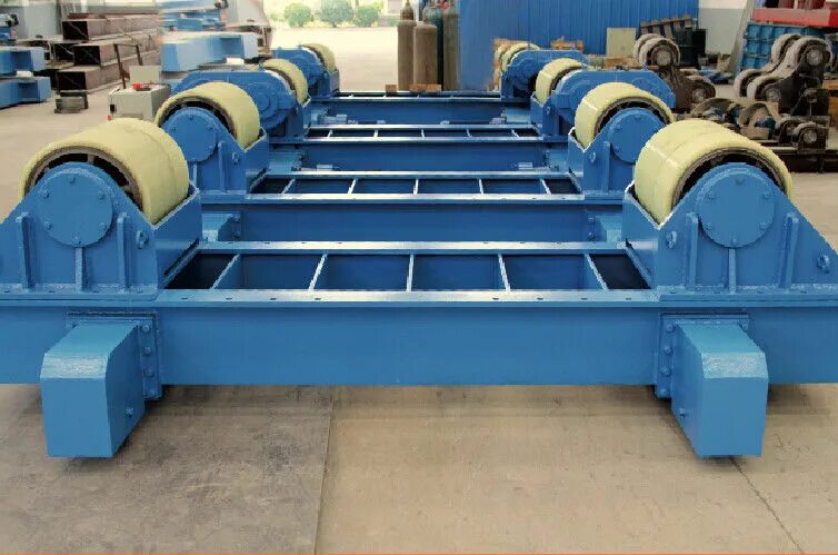 Сварочный роликовый вращатель nhtr-3000. Кантователь для сварки цилиндрических цистерн. Роликовый стенд. Роликовый вращатель. Производство сетки овощной сетки.