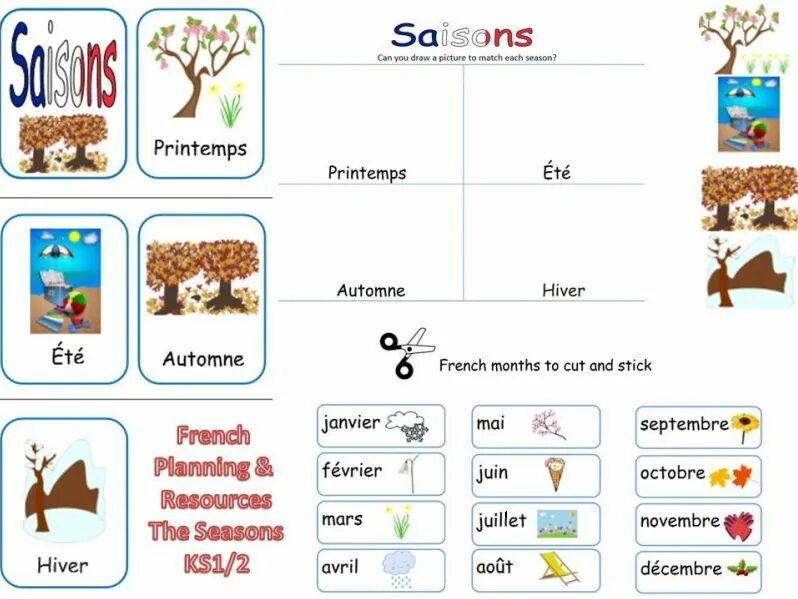 Complete the months and seasons. Месяцы на французском Worksheet. Months in French. Seasons Worksheets. Changing Seasons 2 Grade.