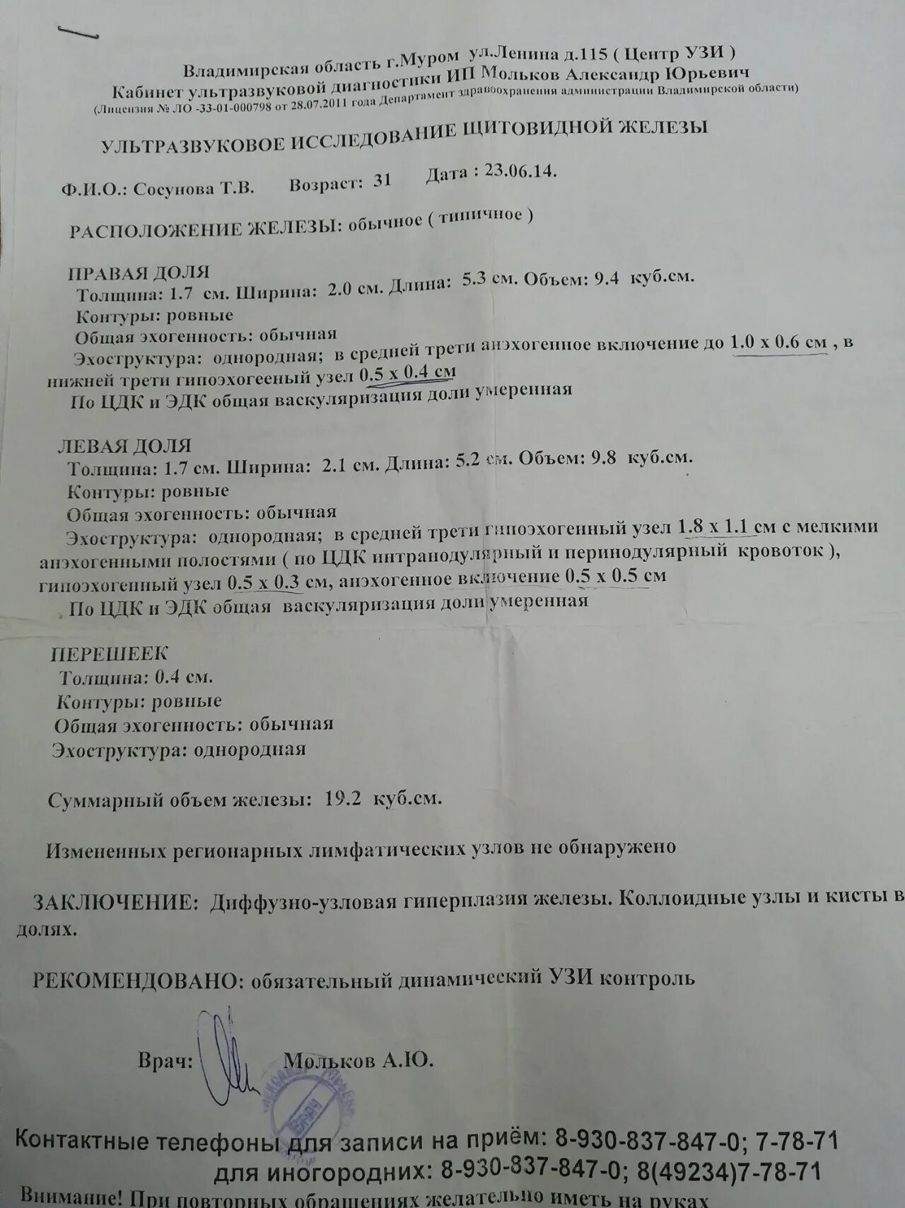 Анализ пункция щитовидной железы. Анализ пункция щитовидной железы