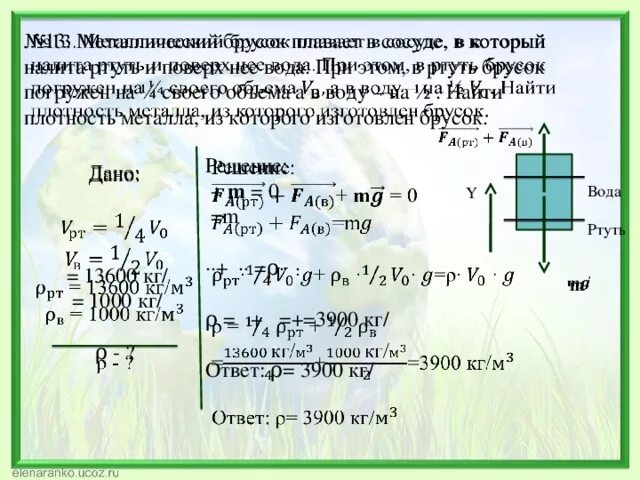 Задача наверху