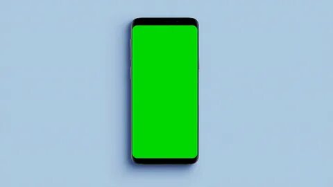 Телефон с зеленым экраном