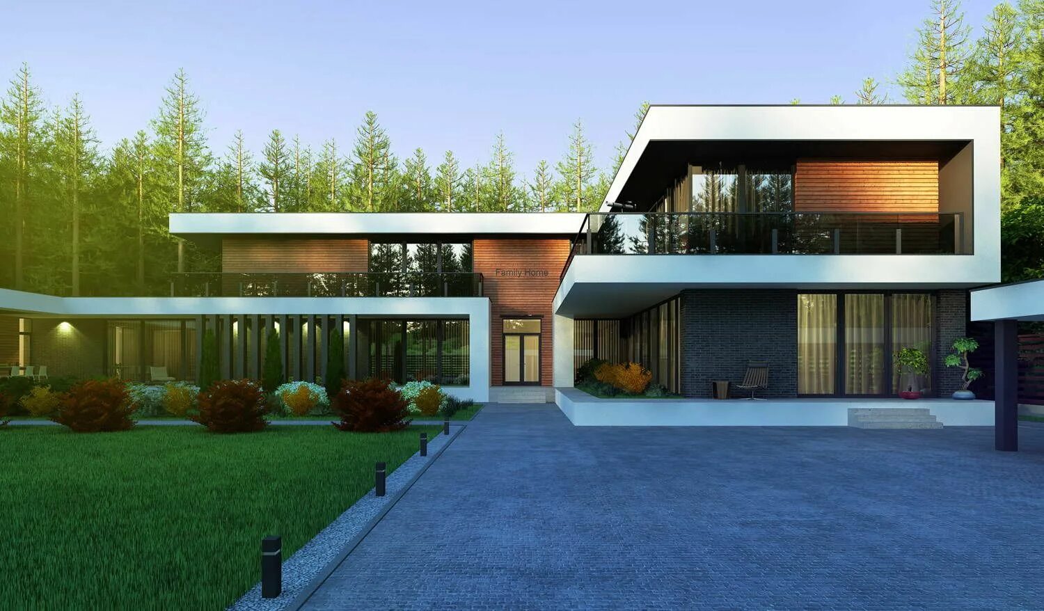 Архитектурное бюро Modern House. Коттедж в современном стиле. Современный коттедж в европейском стиле. Загородный дом в стиле хайтек. Being home project