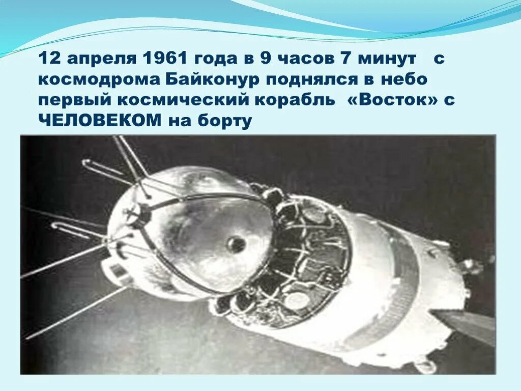 Космический корабль Восток 1961. Восток-1 космический корабль. Первый космический корабль название. Космический корабль для презентации.