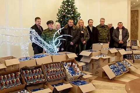 Новогодние подарки военнослужащим