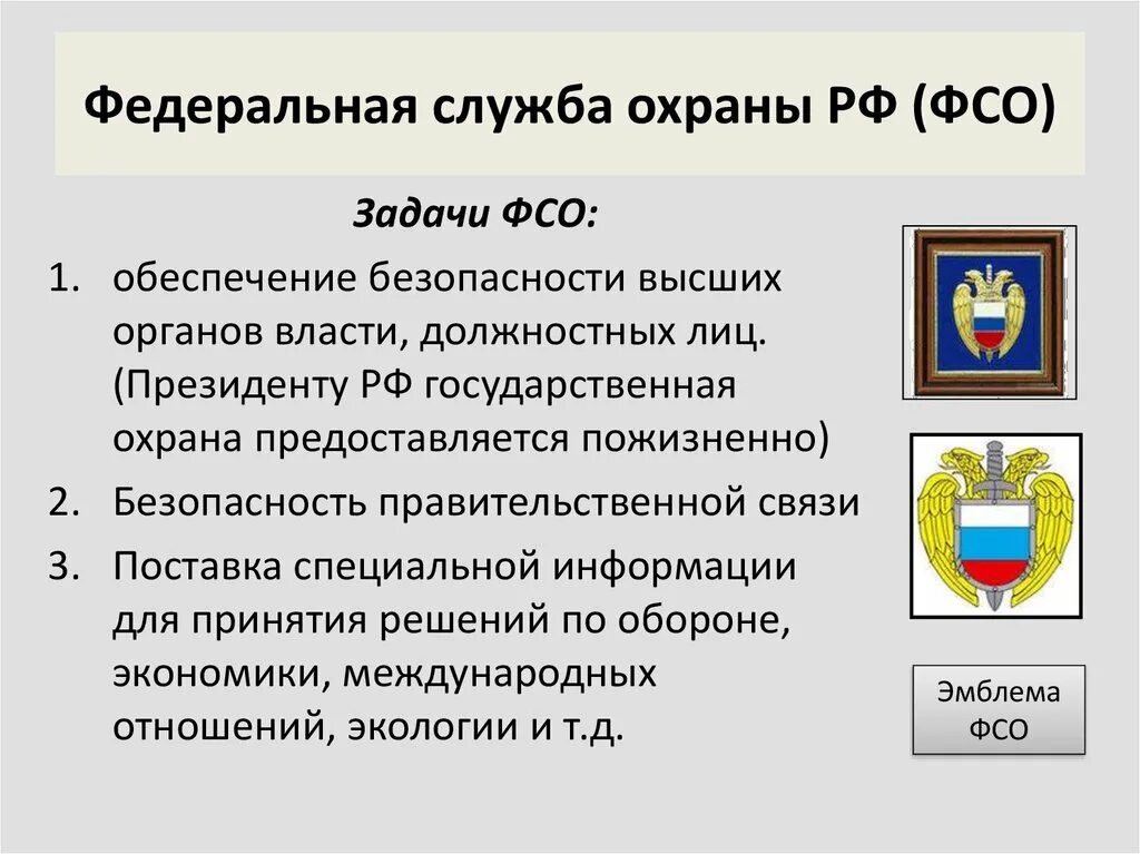 Федеральное управление охраны рф