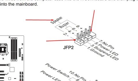 Jfp1 на материнской плате
