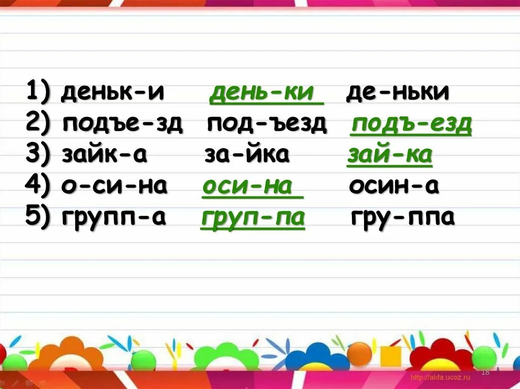 Слова окончание на нька. Слова для переноса осина. Нька можно переносить ?. Слово последней буквы нька. 4 се щий мам нька