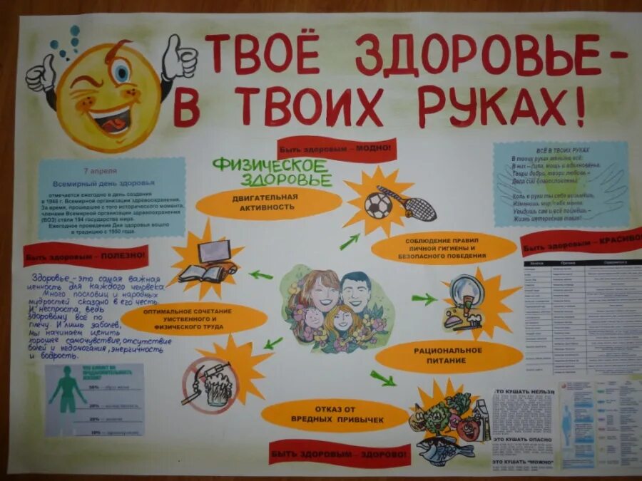 Отчет о дне здоровье. Плакат на день здоровья. Газета ко Дню здоровья. Плакат на день щдоровь. Твое здоровье в твоих руках плакат.