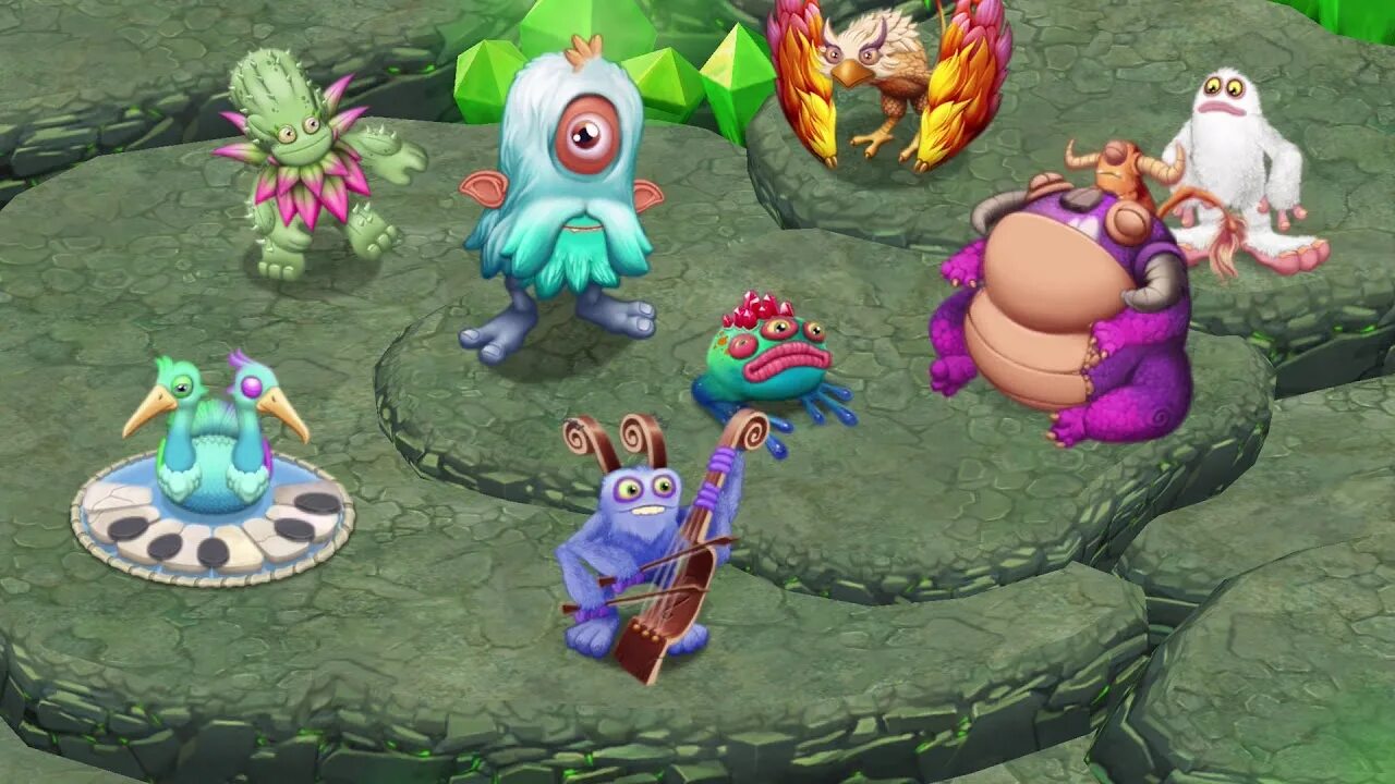 Big blue bubble my monster. Cave island my singing monsters.