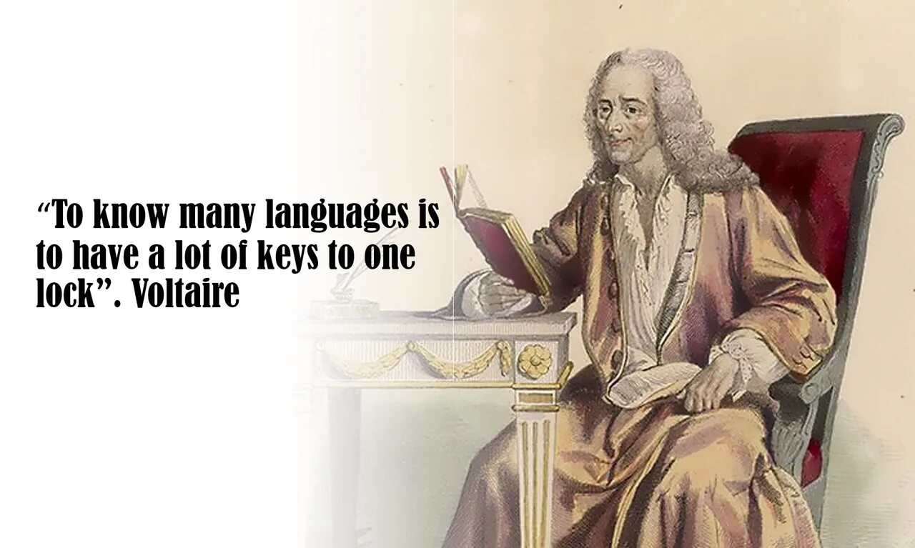 Человек знающий 10 языков. Знать много языков значит иметь много ключей к одному замку. Вольтер. Вольтер знать много языков значит иметь много ключей к одному замку. Вольтер и Шекспир.