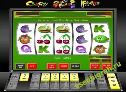 Crazy fruits играть