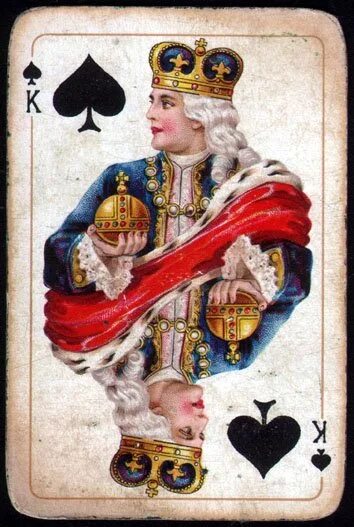 Король пик король червей. Король крести Ленорман. Игральные карты в стиле рококо. Король пик Ленорман. Старинные игральные карты.