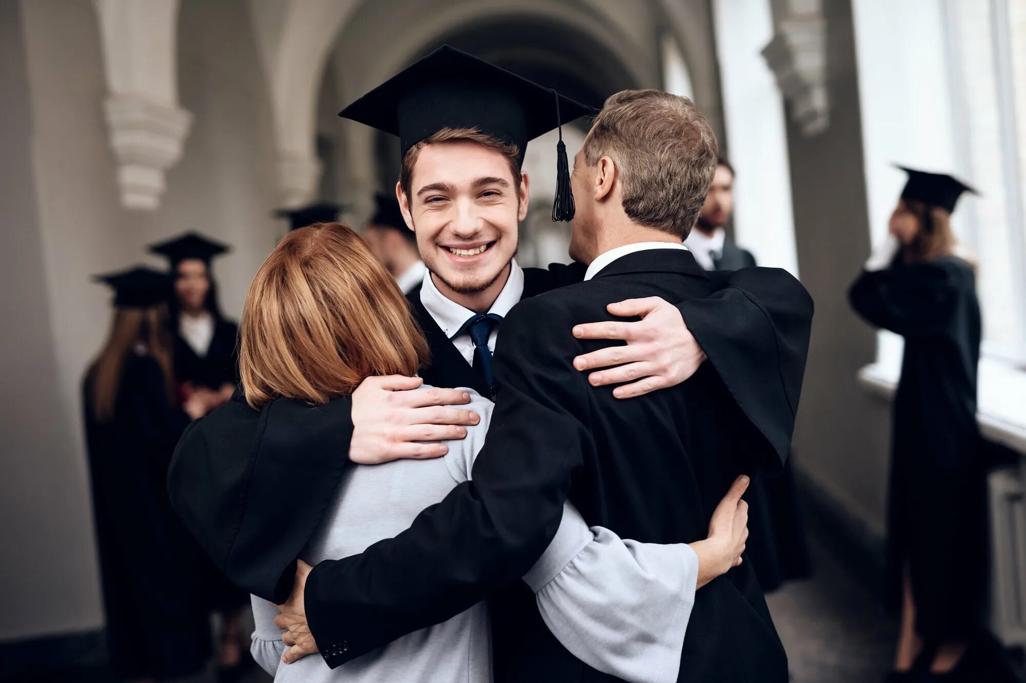 After graduating from the university