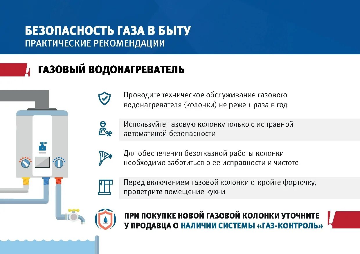 Безопасное эксплуатация газового оборудования. Порядок пользования газовой колонкой. Безопасность газового котла. Безопасности использования газового оборудования в быту. Памятка по пользованию газовой колонкой.