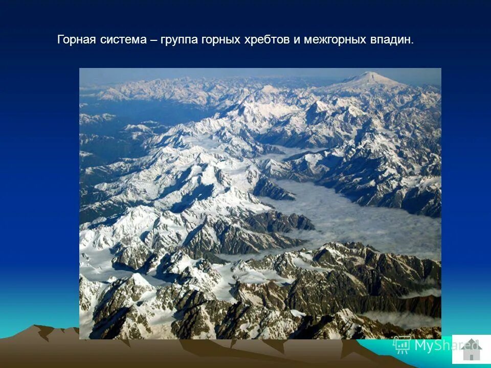 Определите горную систему