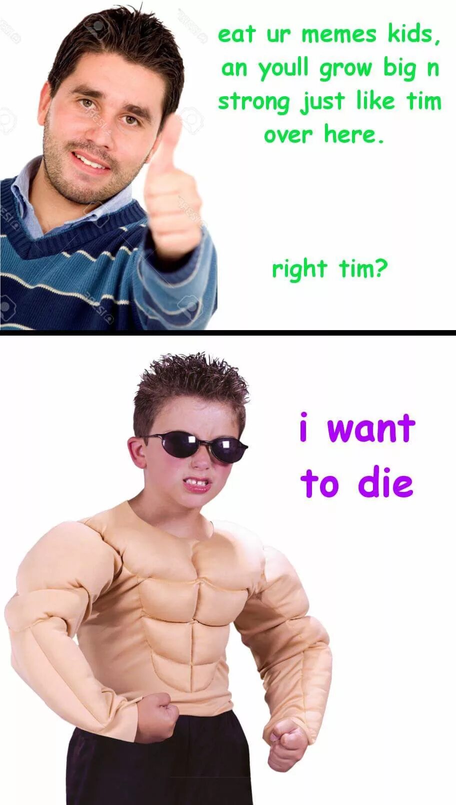 I want to be strong. I want to die Мем. I eat Kids Мем. Eat me Мем. Мем i eat Kids с мужиком.