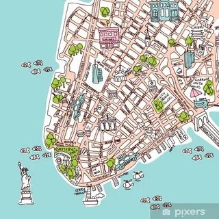 Вид карты города