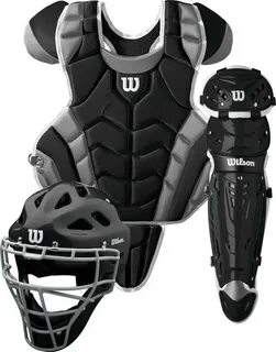 wilson catchers gear set, black color.