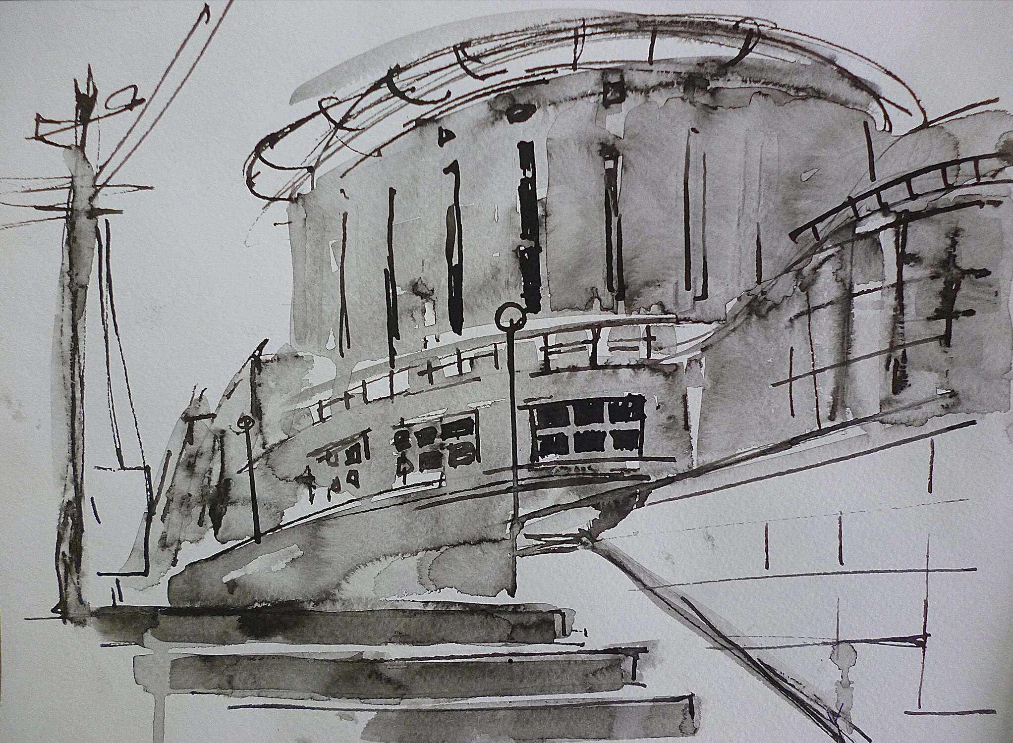 Графика омск. Драматический театр омск рисунок. Городской пейзаж омск. Омск графика омск. Достопримечательности омска чб.