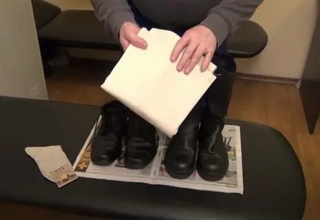 Понюхал портянку и аж заколдобился