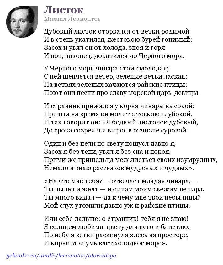 А ты как желтый лист увянешь рамзан. М Ю Лермонтов стих листок. Дубовый лист Лермонтов стих. Дубовый листок стих Лермонтова.