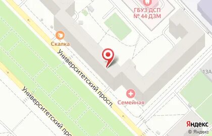 Университетский проспект на карте волгограда