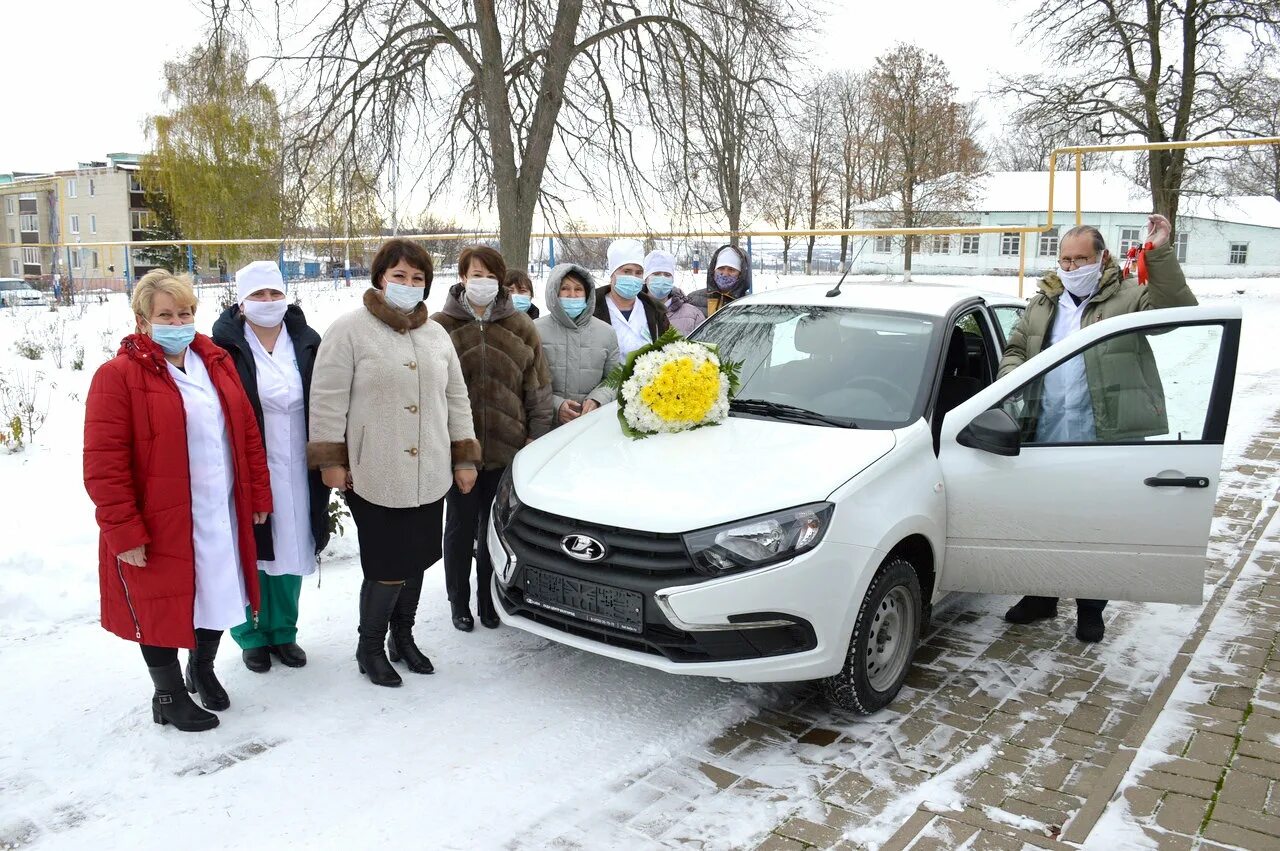 Новооскольская больница. Шебекинская Центральная районная больница. Депутат Белгородской области. Торжественное вручение ключей от машины.