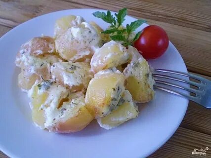 Картошка с молоком запеченная в духовке