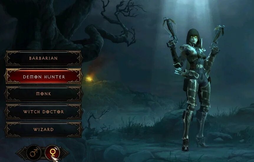 Демон хантер премиум. Diablo 3 Demon Hunter. Diablo 3 охотник на демонов. Клинки охоотники на демонов.