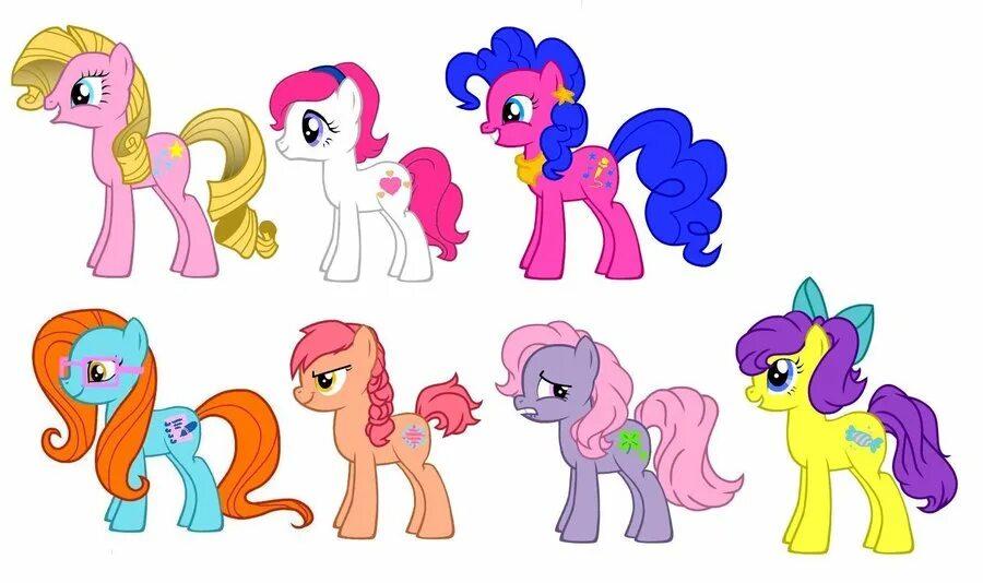 Пони из Понивиля. Маленькая пони имена. My little Pony персонажи с именами. Мой маленький пони герои имена. My little pony на русском языке
