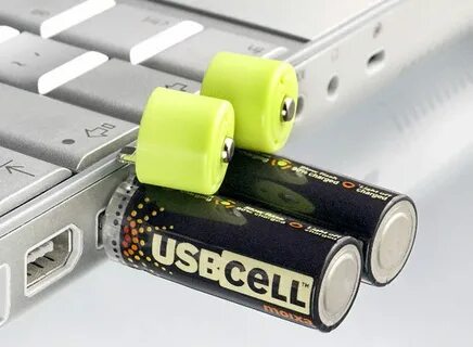 Батареей usb