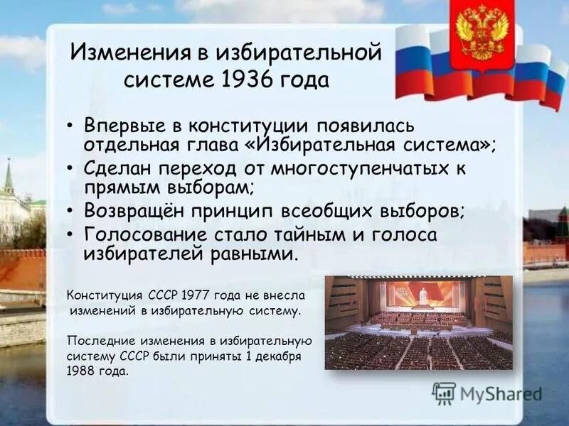 Конституция 1936 выборы