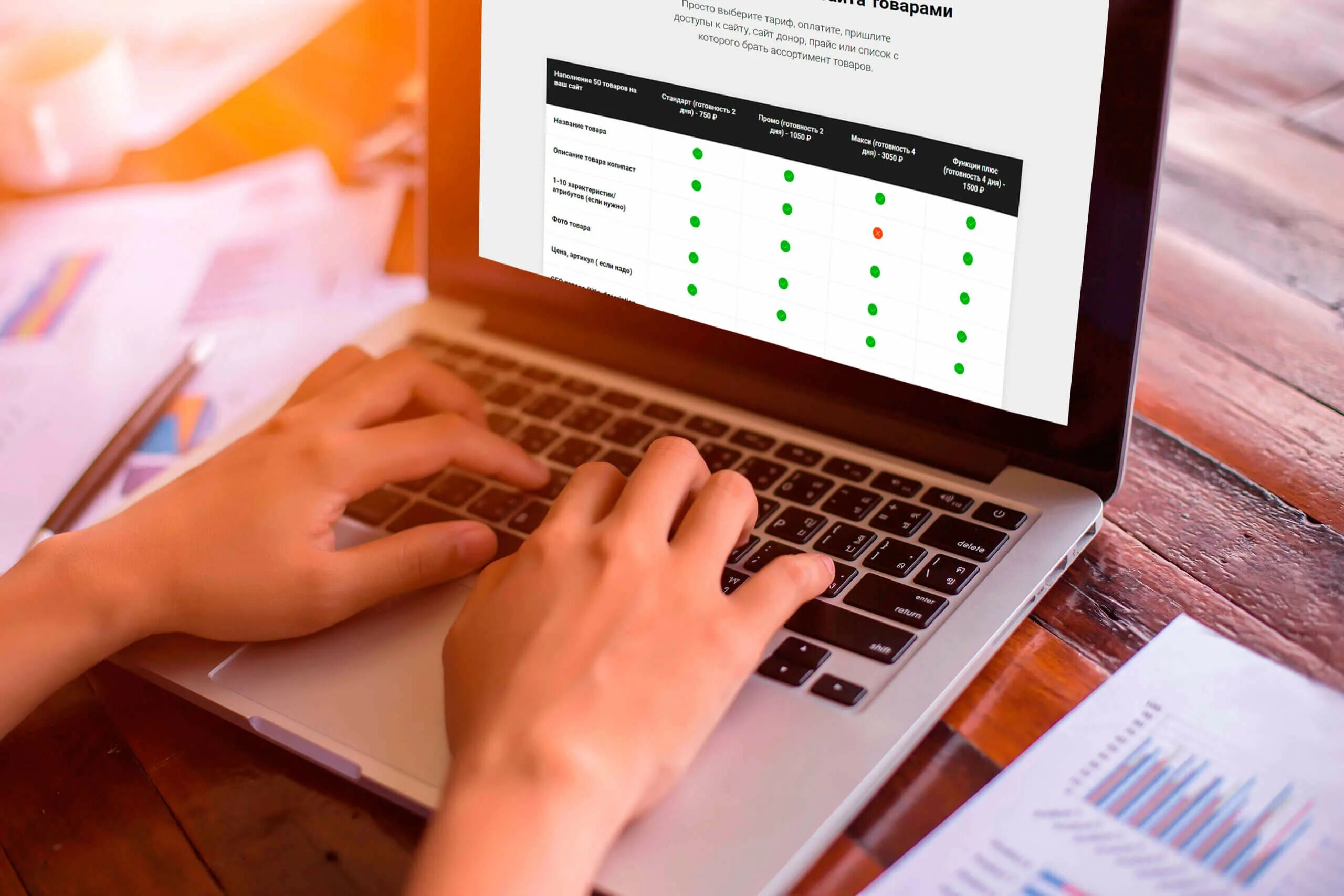 Websites content