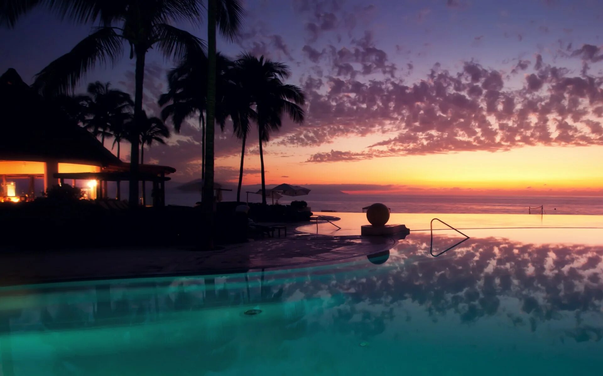 Sunset pool