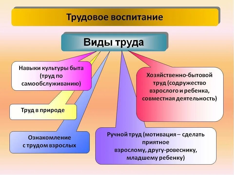 Виды труда школьника