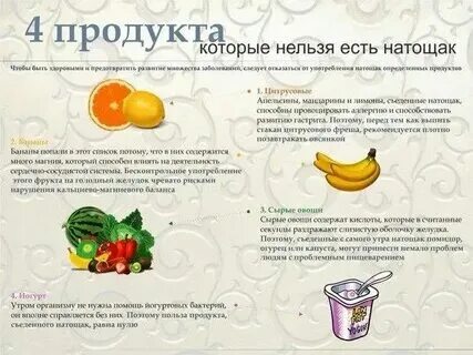 Почему нельзя натощак