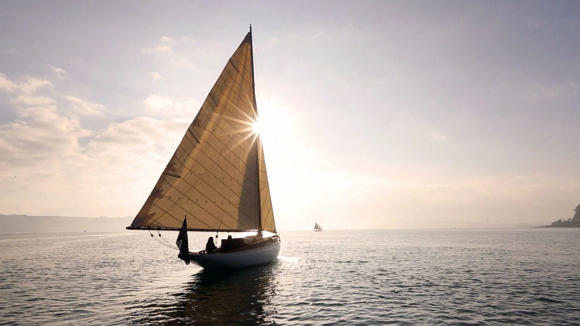 In our sailing boat перевод