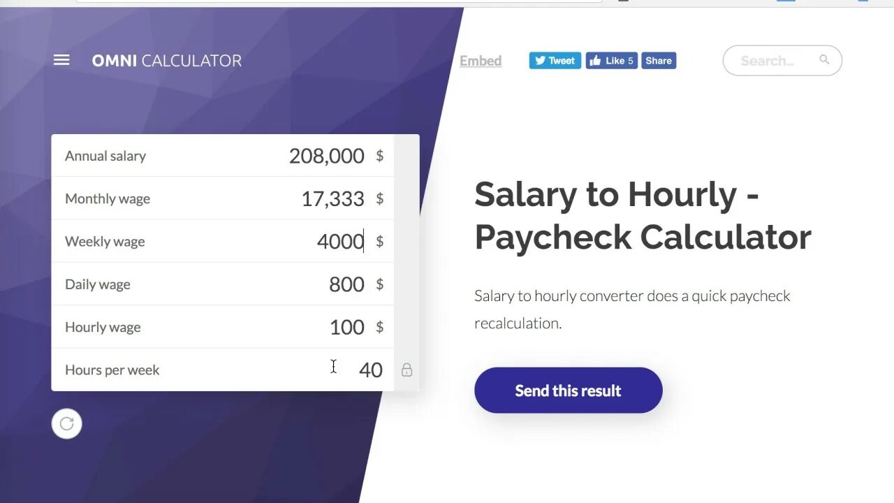 Omni calculator