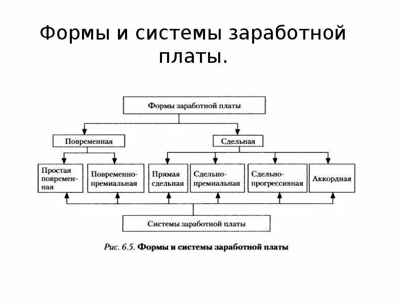 Системы заработной платы и ее формы