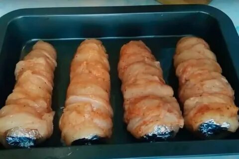 Трубочки с мясом