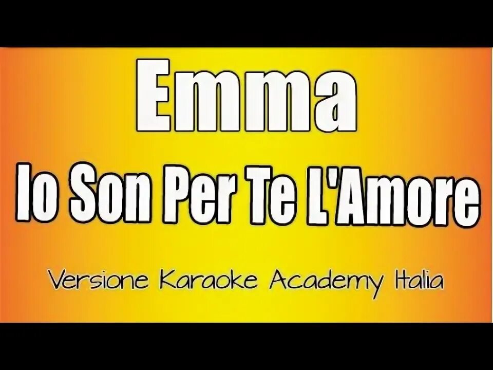 Amore io. Amore io