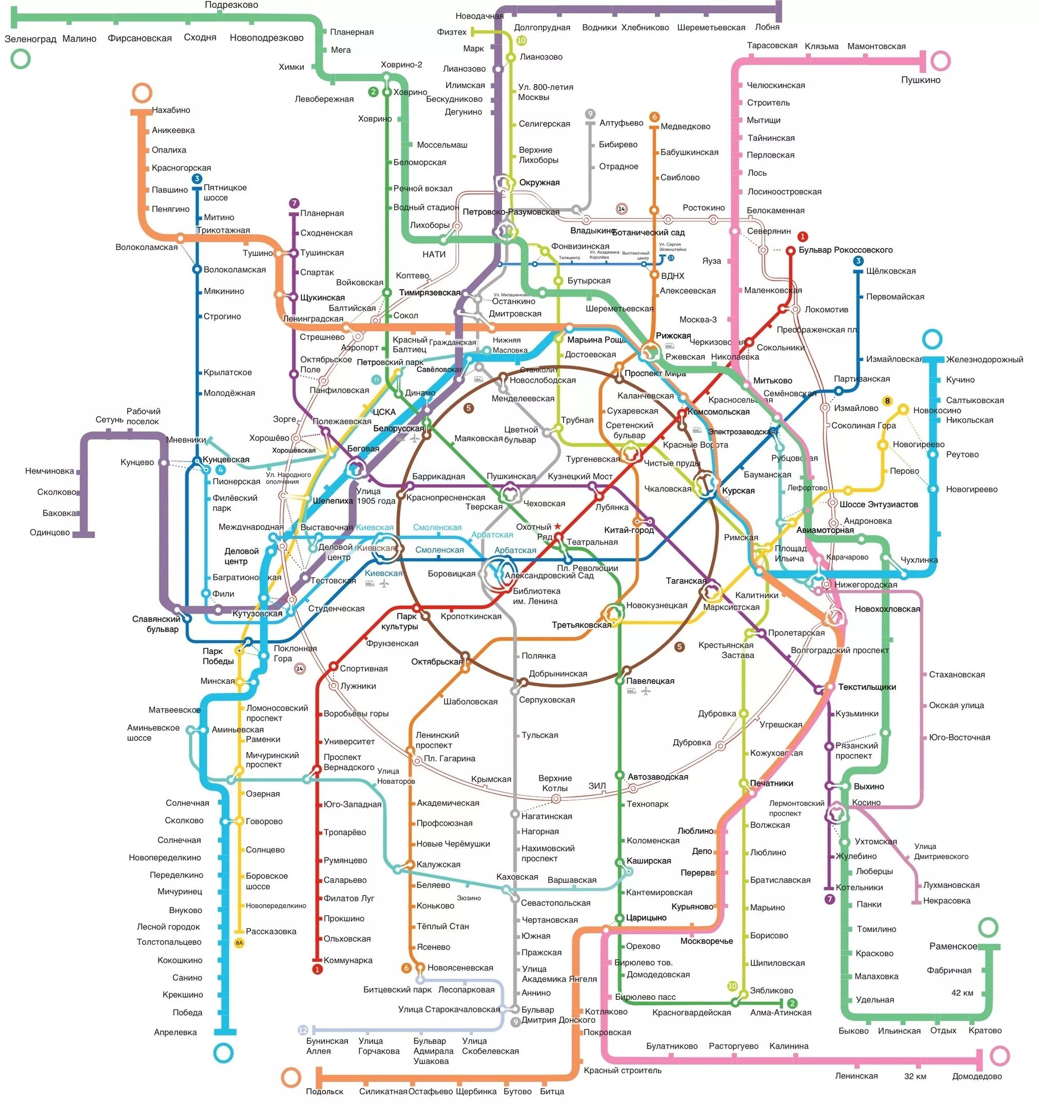 Метро москвы 2д. Схема метрополитена Москва 2025. Схема метрополитена Москвы с МЦД. Карта метро Москвы 2025 с новыми станциями и МЦД. Схема метро 2025 год Москва с МЦД.